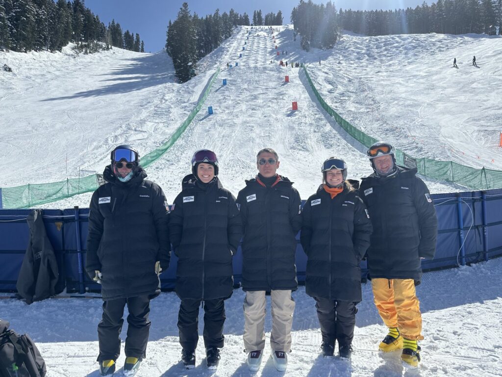 Before the event - officials lined up.